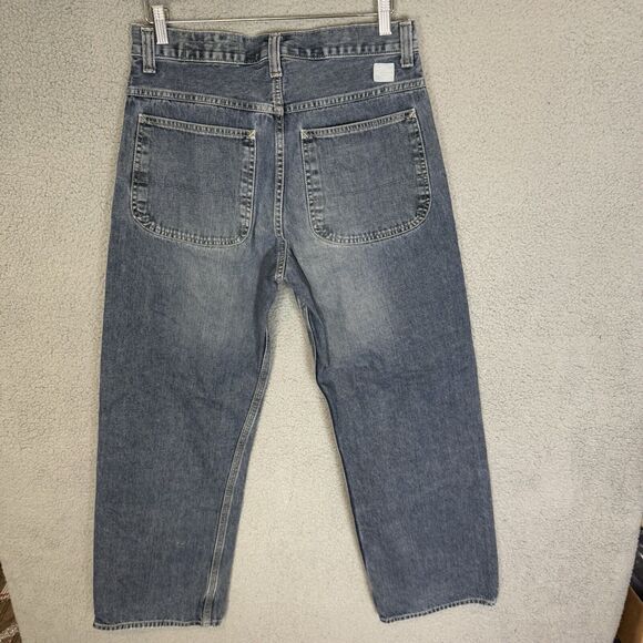 GAP Worker Jeans Mens 32x31 Blue Baggy Wide Leg Fade Skater Y2K Loose - Picture 7 of 10